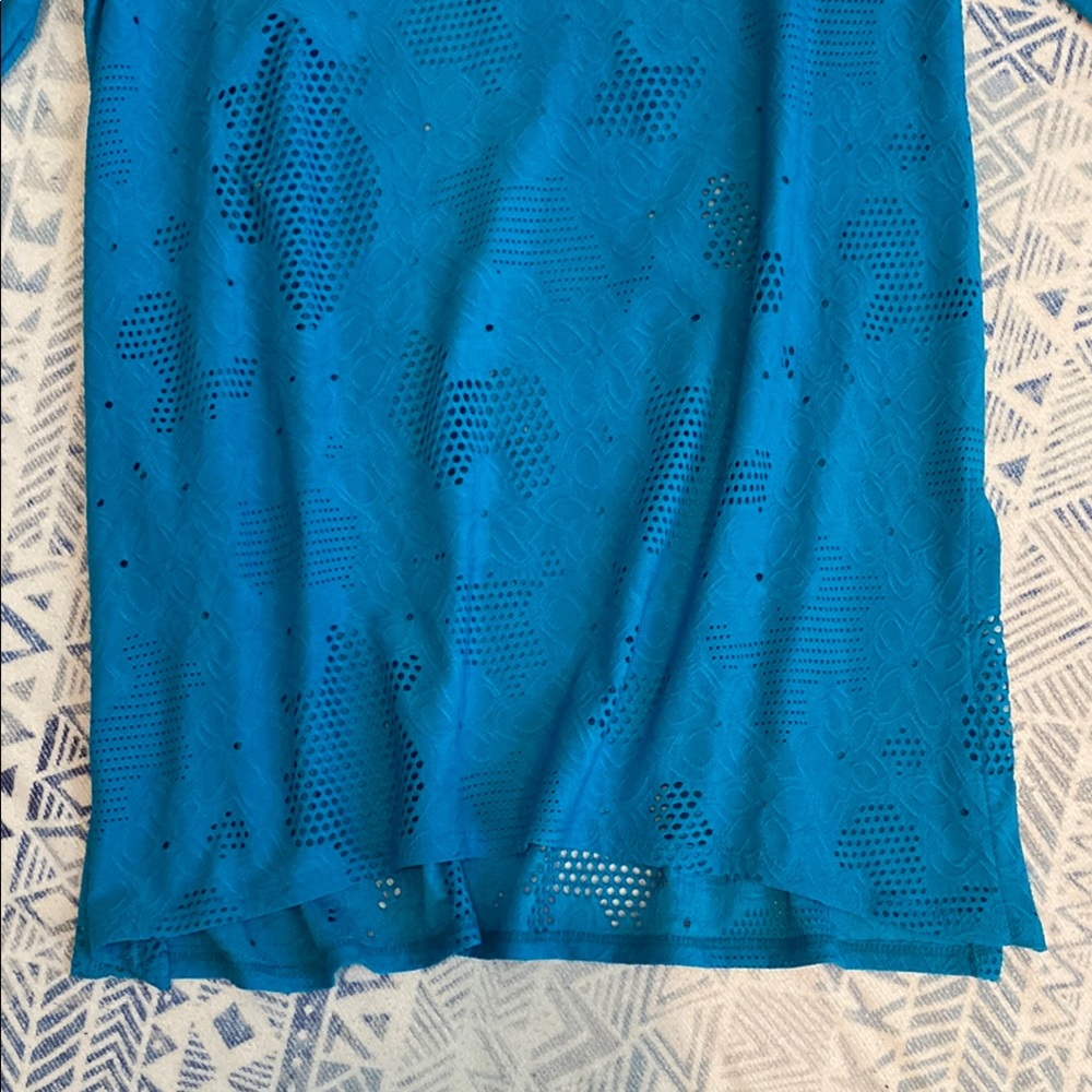 Clara Sun Woo Turquoise Top - Picture 6 of 7
